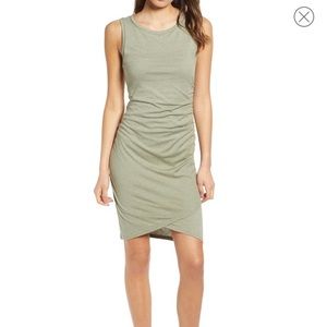 Leith-Ruched body con dress